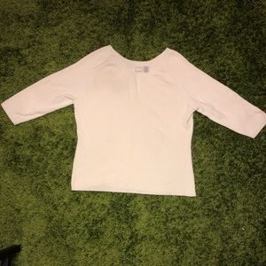 CREAM WHITE O-NECK SWEATER ☁️☁️